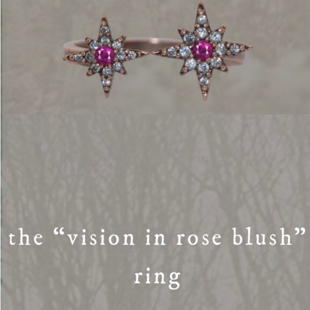 Taylor Swift the “vision in rose blush" ring Evermore Official Merch BRAND NEW
